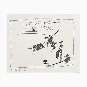 Pablo Picasso, La Pique, 1961, Litografia