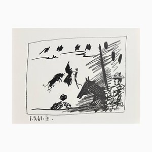 Pablo Picasso, Jeu de la Cape, 1961, Lithograph