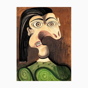 Pablo Picasso, Femme La Guerre I, 1954, Lithograph