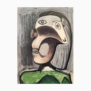 Pablo Picasso, Femme La Guerre I, 1954, Lithographie