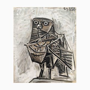 Pablo Picasso, Le Hibou, 1954, Lithograph