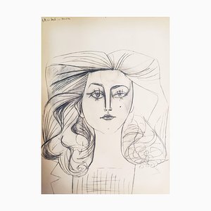 Pablo Picasso, Femme La Paix, 1954, Lithograph