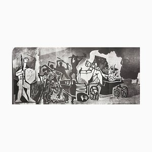 Pablo Picasso, La Guerre et la Paix Rouge Collotype, 1954, Lithograph