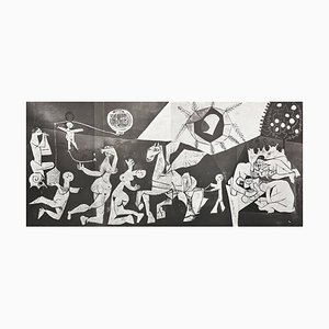 Pablo Picasso, La Guerre et la Paix Collotype, 1954, Lithograph