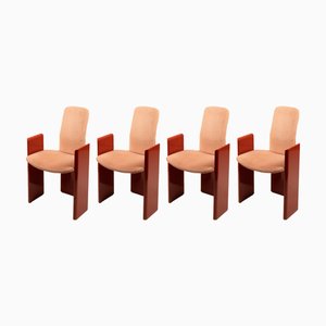 Sillas de Kinu di Motomi Kawakami para Arflex, 1983. Juego de 4