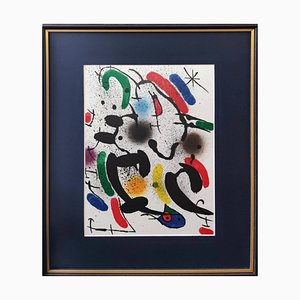 Joan Miró, Litografía original VI, 1972, Lithograph