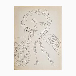 Henri Matisse, Jeune fille, 1937, Fotoincisione