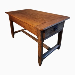 Antique Early 19th Century Rustic French Oak Table
