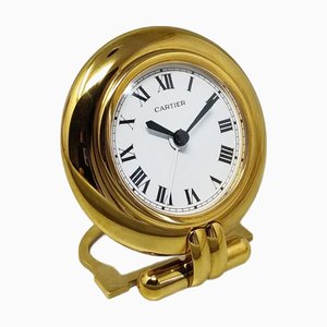 Alarm Clock Pendulette Colisee from Cartier, France, 1990s