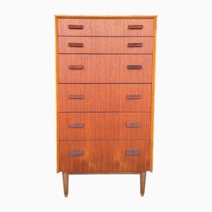 Commode Tallboy en Teck par Ib Kofod-Larsen pour G-Plan, Danemark