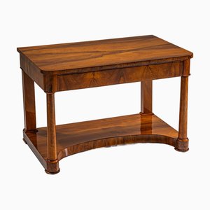 Scrivania Biedermeier in noce, metà XIX secolo