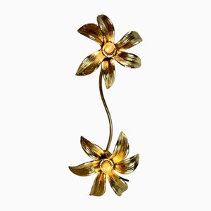 Lámpara de pared de latón de Willy Daro para Massive, años 70