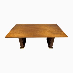 Art Deco Desk or Conference Table after Charles Dudouyt, 1940s