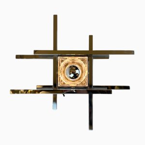 Lampada da parete Cubic attribuita a Gaetano Sciolari, anni '70