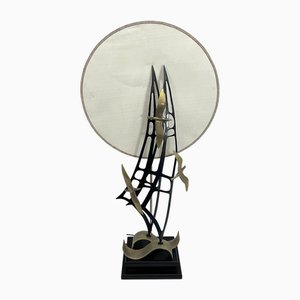 Vergoldete italienische Mid-Century Lampe von Lanciotto Galeotti für L'Originale, 1970er