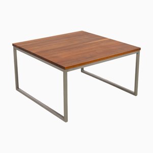 Mid-Century Modern Danish Lounge Table in Teak and Steel, 1960s