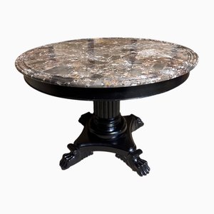 Mesa de centro Gueridon francesa, década de 1830