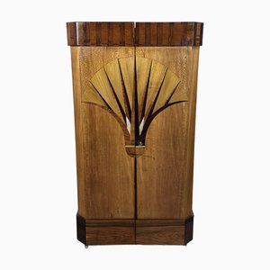 Art Deco Marquetry Bar, 1920s
