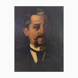 Portrait of a Gentleman, 1890s-1910s, Oil on Canvas