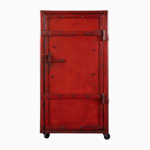 Red Tool Cabinet on Wheels, 1930s