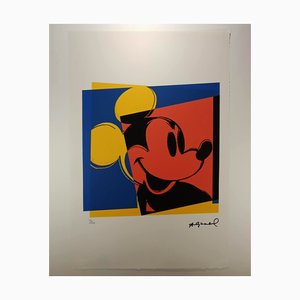 After Andy Warhol, Mickey Mouse, 1980er, Lithographie