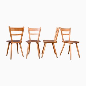 Sedie in faggio, Scandinavia, set di 4