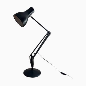 Schwarze britische Anglepoise Schreibtischlampe, 1990er