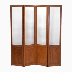 Cotswold School Limed Oak Room Divider from Heals of London, 1920s