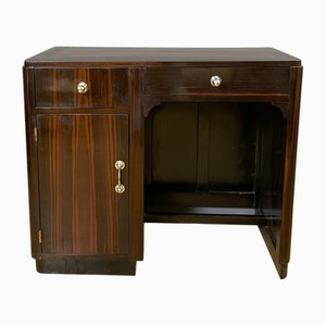 Vintage Art Deco Schreibtisch aus Makassar, 1920er