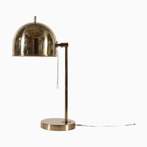B-075 Desk Lamp in Brass by Eje Ahlgren for Bergboms, Sweden, 1970s