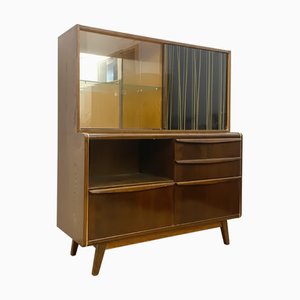 Mid-Century Schrank mit Oberteil, Bohumil Landsman zugeschrieben für Jitona, Tschechoslowakei, 1960er