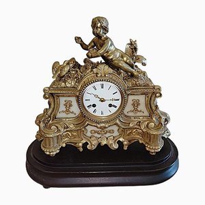 Kaminuhr aus Bronze, 1800