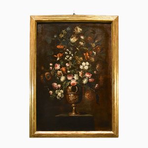 Andrea Scacciati, Natura morta di fiori, 1600, Olio su tela, Con cornice