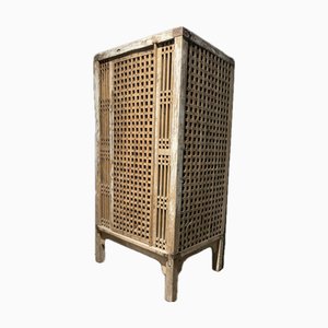 Chinese Shanxi Province Trellis Cabinet with Secret Locking System, 1900