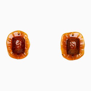 Applique a medaglione di Vitrika, Danimarca, anni '60, set di 2