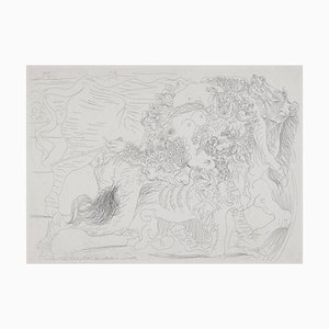 Pablo Picasso, Femme Torero I con nudo, 1934, Acquaforte