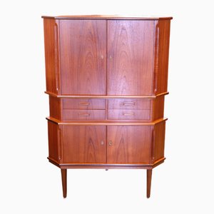 Eckschrank aus Teak von Aulum Møbelfabrik, Dänemark, 1960er