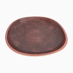 Centrotavola grande serie Marselis in ceramica di Nils Thorsson per Royal Copenhagen, Danimarca, anni '50