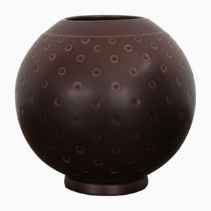 Skandinavische Keramikvase aus Aluminia Marselis Serie von Nils Thorsson für Royal Copenaghen, Dänemark, 1950er