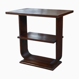Table d'Appoint Art Déco en Bois, 1930s