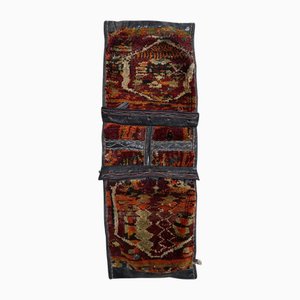 Nahöstlicher kurdischer Vintage Satteltaschenteppich, 1920er