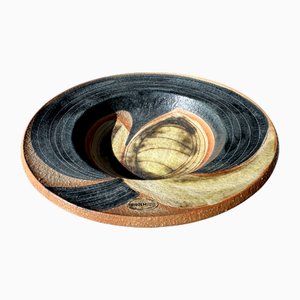 Handcrafted Ceramic Art Bowl by Noomi Backhausen for Søholm, Denmark, 1960s