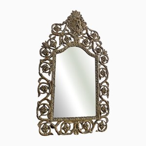 Specchio da parete Napoleone III in bronzo dorato, Francia, inizio XIX secolo