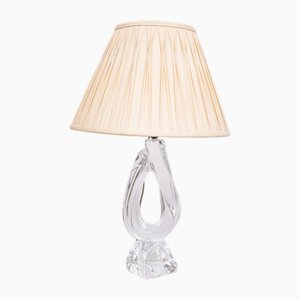 Lampada da tavolo in cristallo di Daum France, 1965