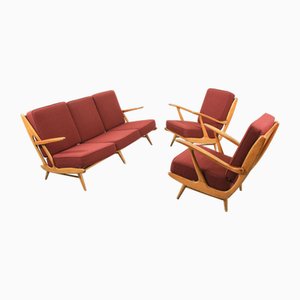 Canapé et Fauteuils Vintage, 1960s, Set de 3