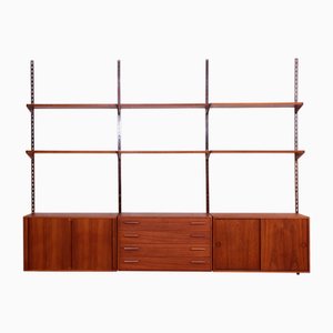 Wall Unit by Kai Kristiansen for Feldballes Møbelfabrik, 1960s, Set of 13