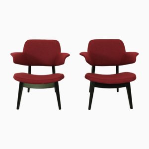 Poltrone vintage di Louis Van Teeffelen per Wébé, Paesi Bassi, anni '60, set di 2