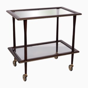 Ebonized Walnut Serving Cart by Ico Parisi, 1950s