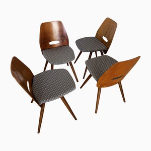 Lollipop Dining Chairs by František Jirák, 1960s, Set of 4