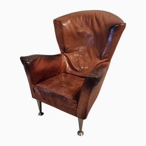 Niederländischer Vintage Ledersessel, 1990er